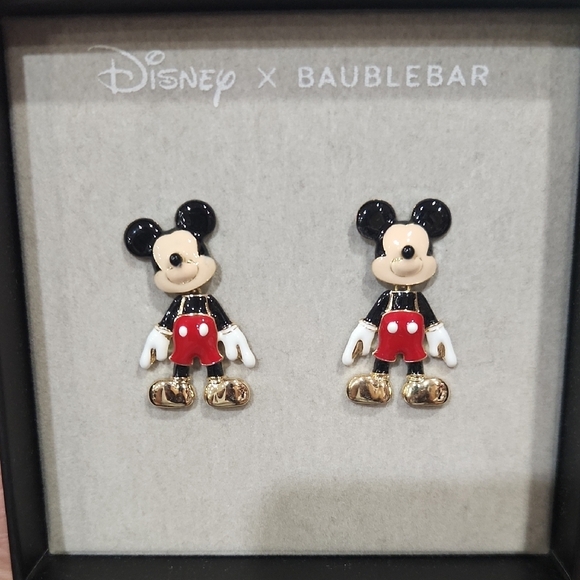 Disney Jewelry - 🔹️Disney🔹️ x BaubleBar Mickey Mouse Earrings